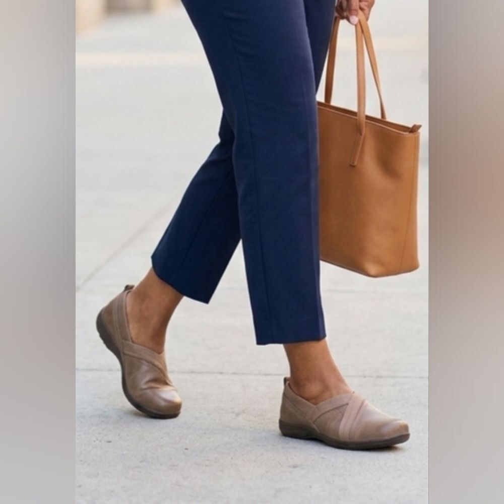 Cobb Hill by New Balance Women's Tan Slip-On‎ Shoes
